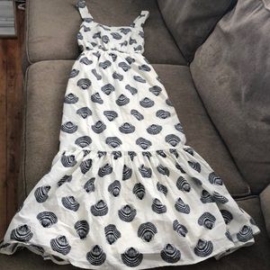 J Crew Sea Shell Maxi Dress Size 00 Beautiful